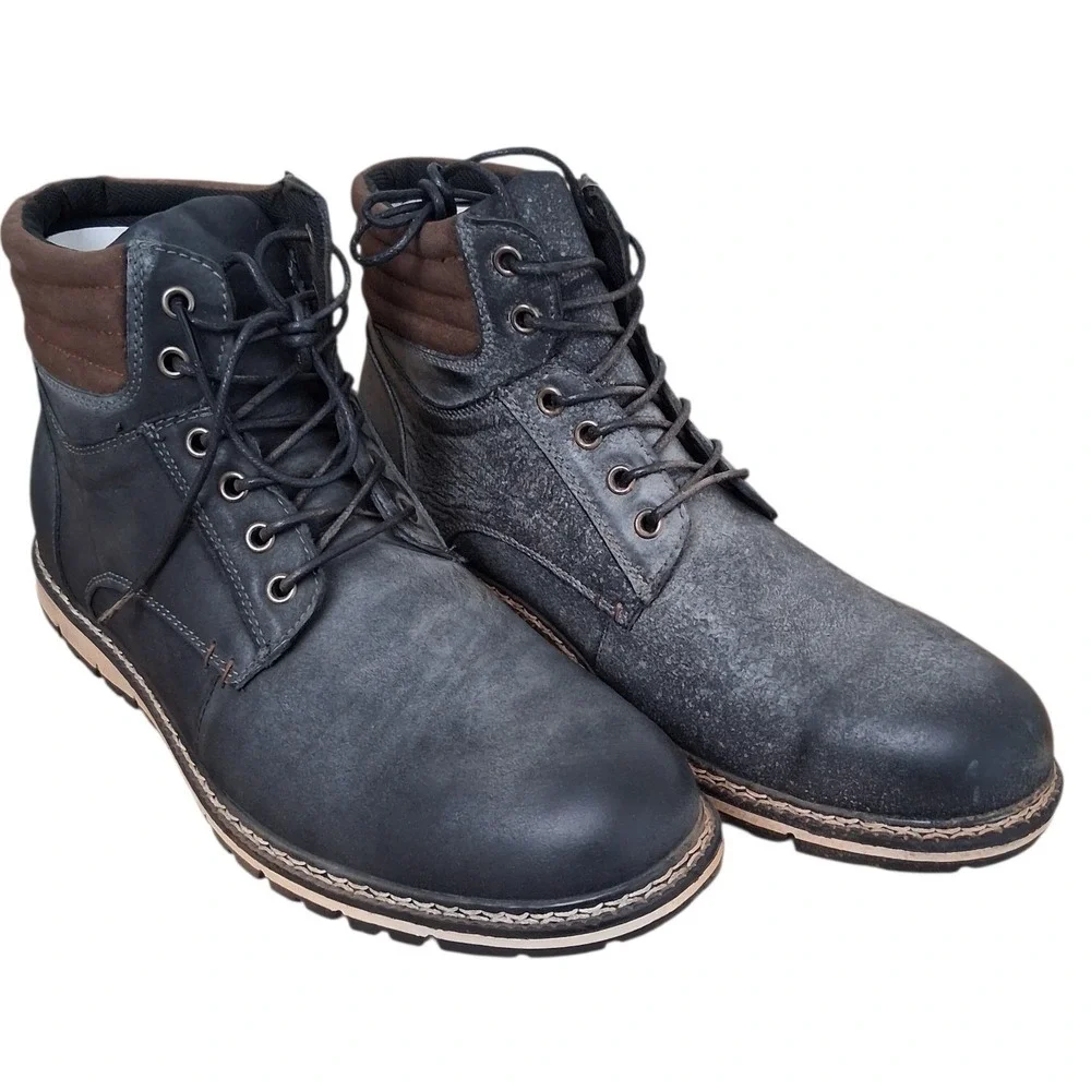 ROAN by Bed Stu Mens size 11 Mike Distressed Grunge Leather Chukka Lace-up Boot